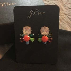Colorful J. Crew stud earrings